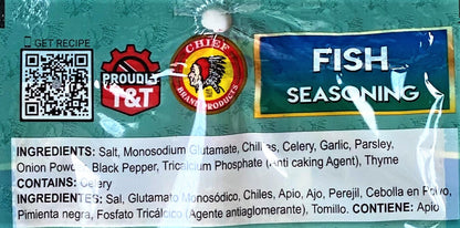 Chief Fish Seasoning | Product of Trinidad & Tobago | 1.4 oz (28g) | (Bulk) Case Pack