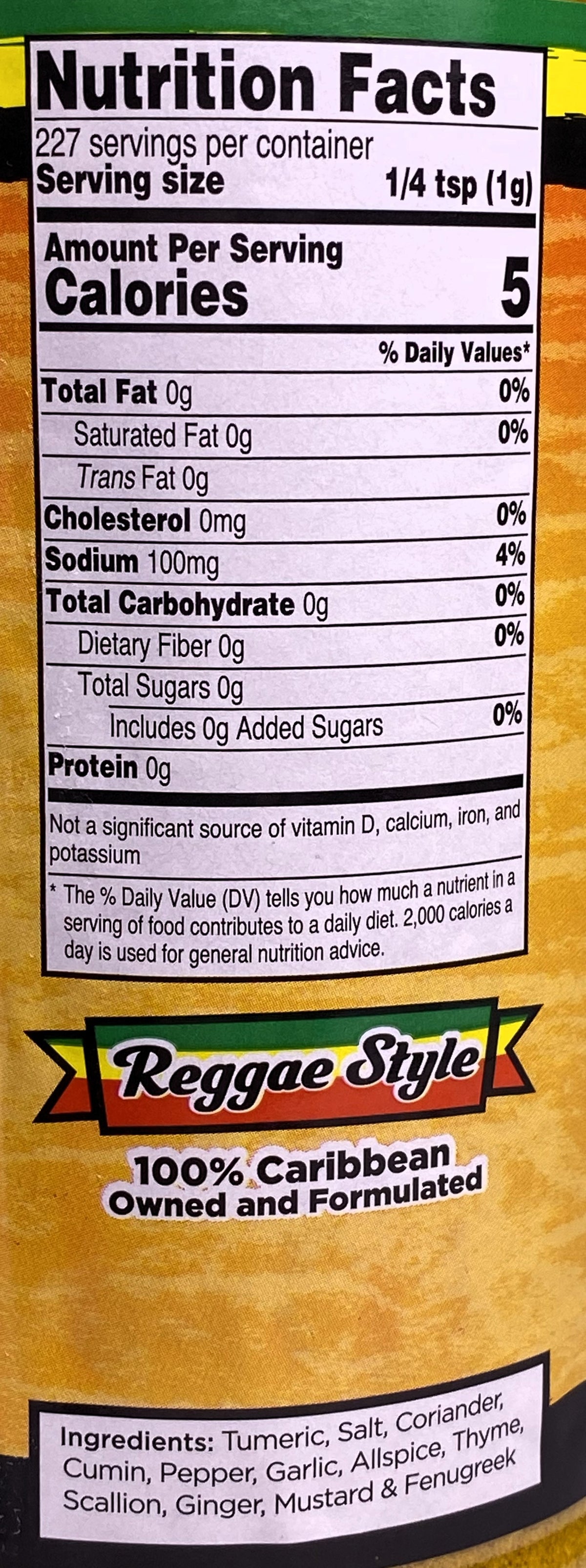 JCS Hot Jamaican Curry Powder 8oz (227g) – Caribbean Curry Seasoning