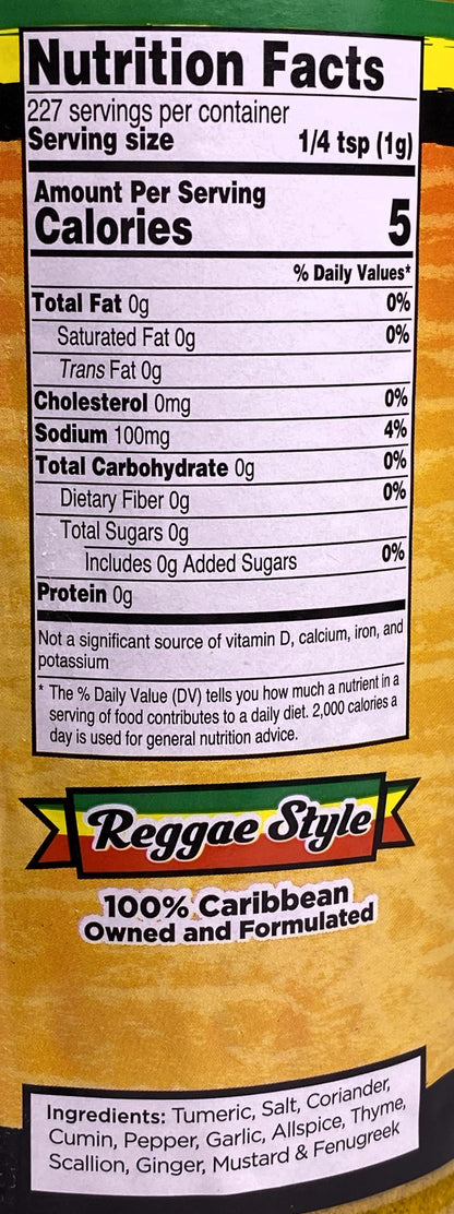 JCS Hot Jamaican Curry Powder 8oz (227g) – Caribbean Curry Seasoning