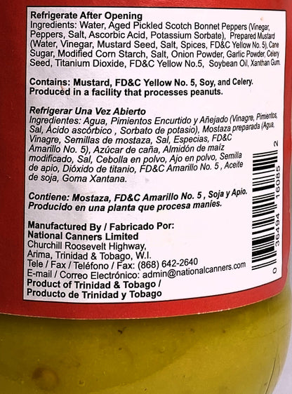 Matouk’s  Scotch Bonnet Pepper Sauce | Product of Trinidad & Tobago | 10oz  (300ml)
