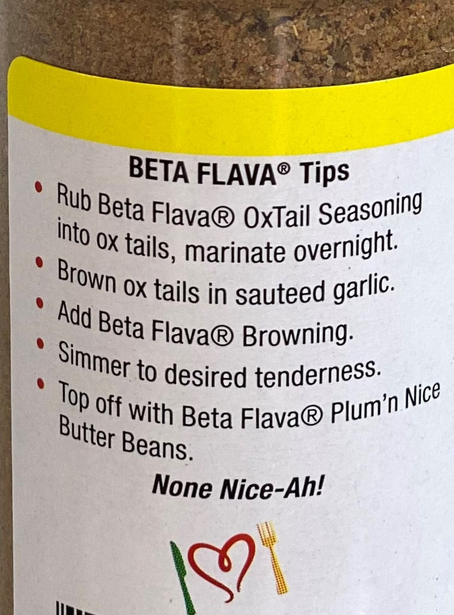 Beta Flava (Ocho Rios) Oxtail Seasoning Meat & Stew 6oz. & Browning