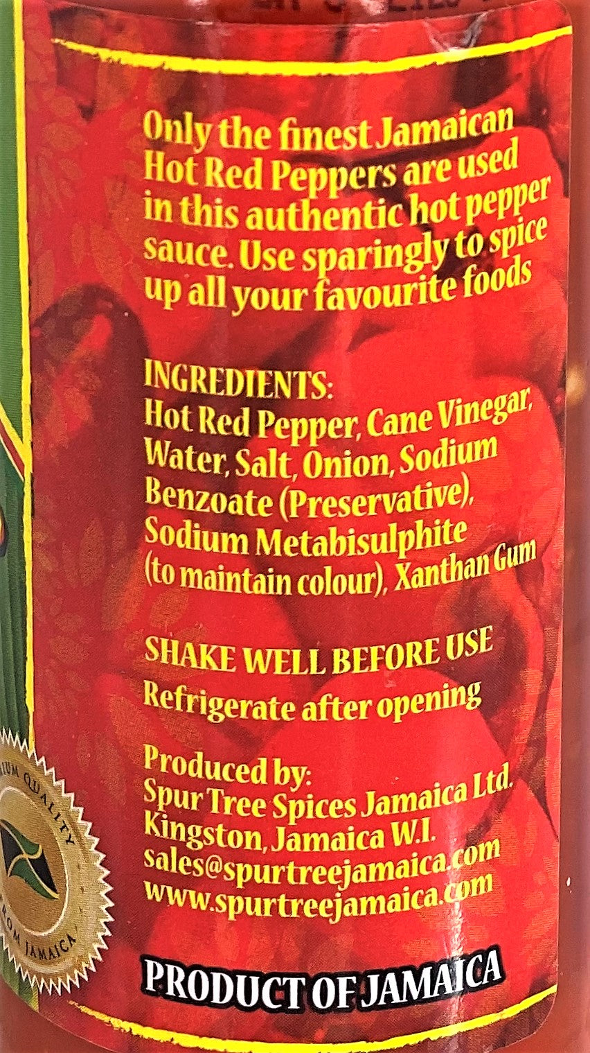Spur Tree Crushed Red Pepper Sauce | Product of Jamaica | 5 oz (148ml) | (Bulk) Case Pack
