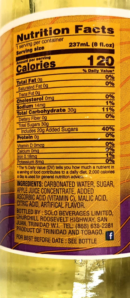 Solo Pear J Sparkling Juice Drink | 8oz (237ml)