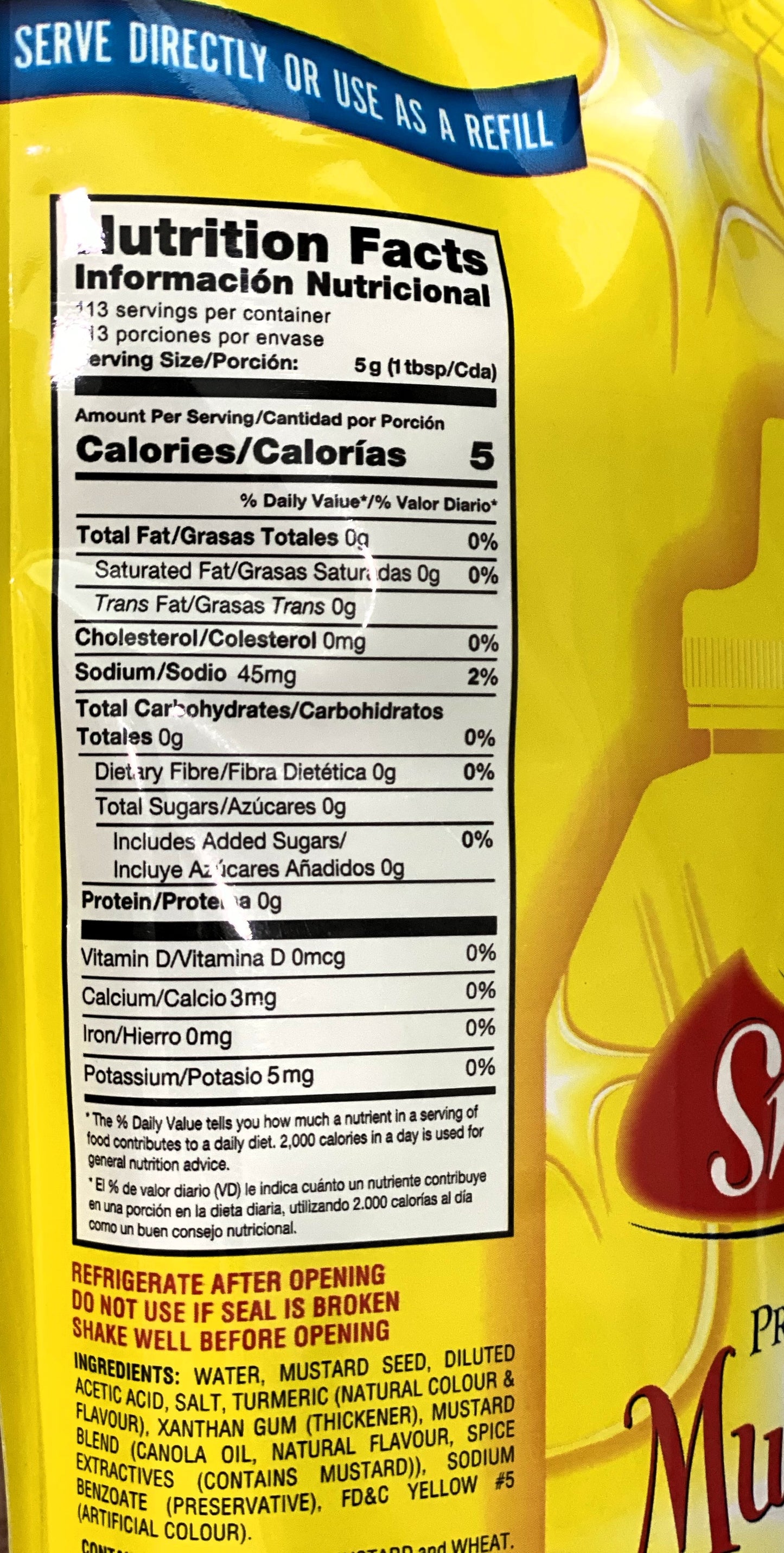 Swiss Prepared Mustard | Product of Trinidad & Tobago | 20oz (567g) | (Bulk) Case Pack