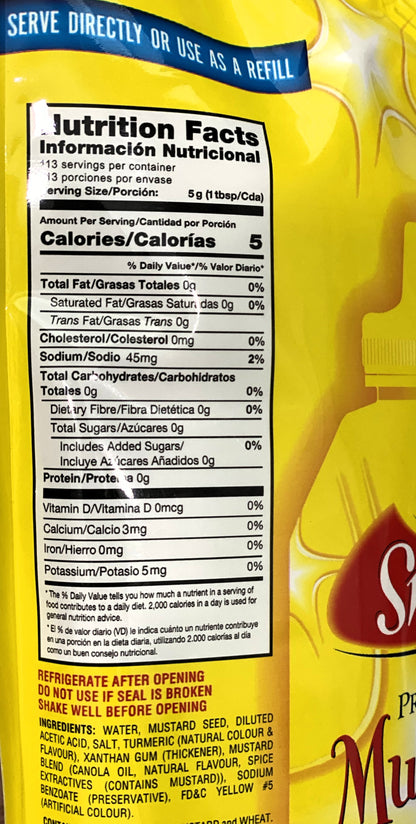 Swiss Prepared Mustard | Product of Trinidad & Tobago | 20oz (567g) | (Bulk) Case Pack