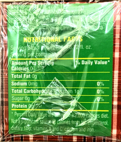 Tops Jamaican Cinnamint (Diabetic Tea) | Product of Jamaica | 1.3g (48g) | (Bulk) Case Pack