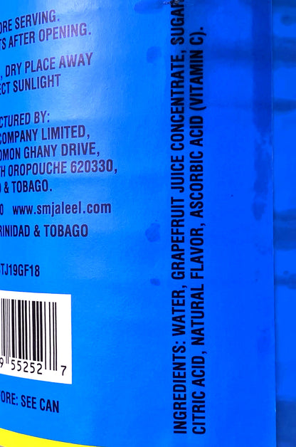 Trinidad Juices Grapefruit Juice 19oz (540ml) – Product of Trinidad & Tobago