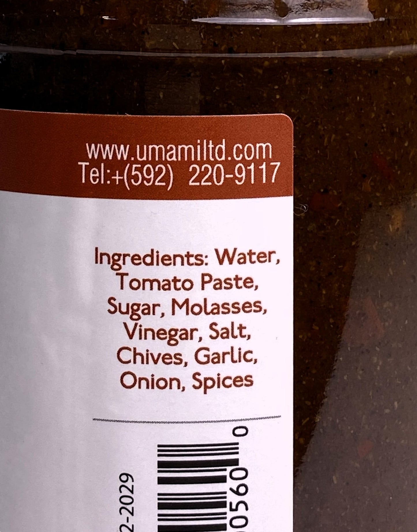 Umami Jerk BBQ Sauce (Mild) 16oz (510g) | Product of Guyana | 16oz (510g) | (Bulk) Case Pack