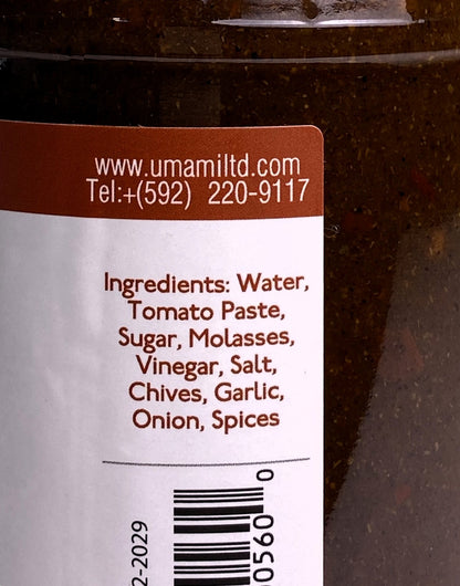 Umami Jerk BBQ Sauce (Mild) 16oz (510g) | Product of Guyana | 16oz (510g) | (Bulk) Case Pack