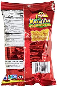 Mayte Plantain Chips Sweet (Maduritos) Pack of 5