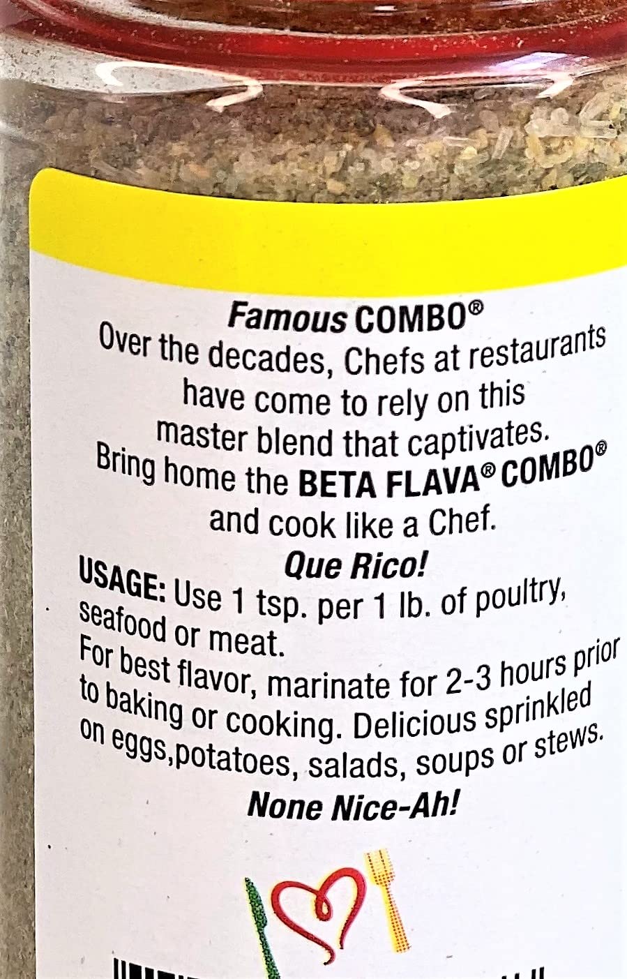 Beta Flava Combo Seasoning Pack of 1