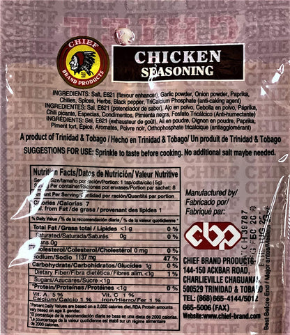 Chief Chicken Seasoning Pack of 6