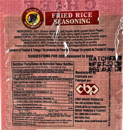 Chief Fried Rice Seasoning Pack of 6